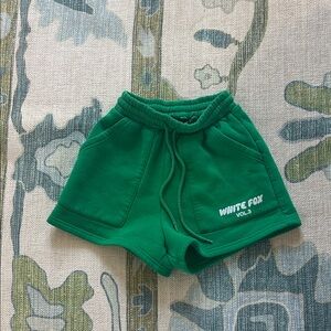 White Fox Boutique Green Athletic Shorts